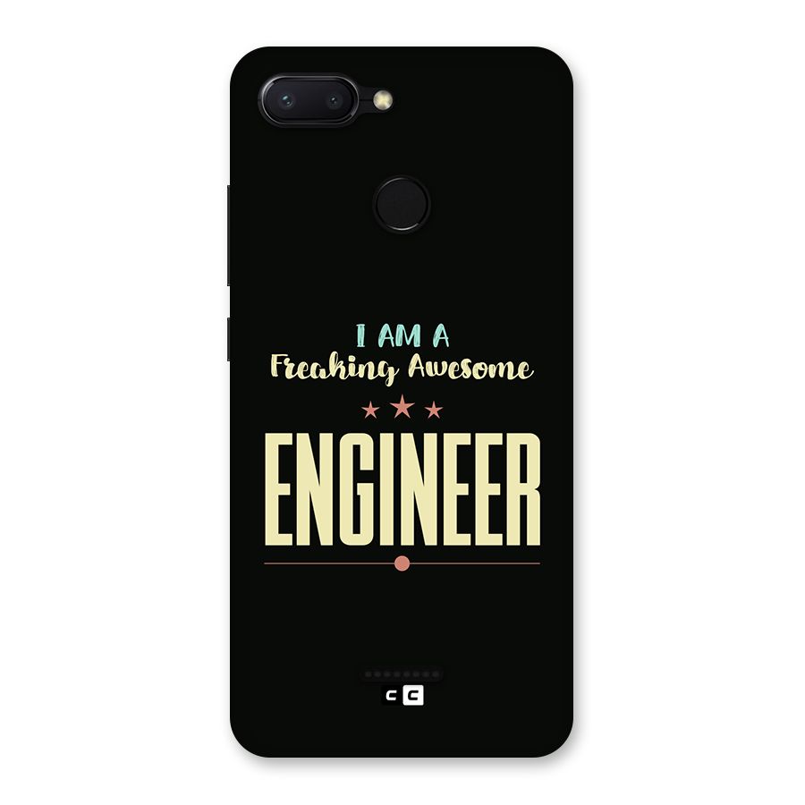 Awesome Engineer Back Case for Redmi 6