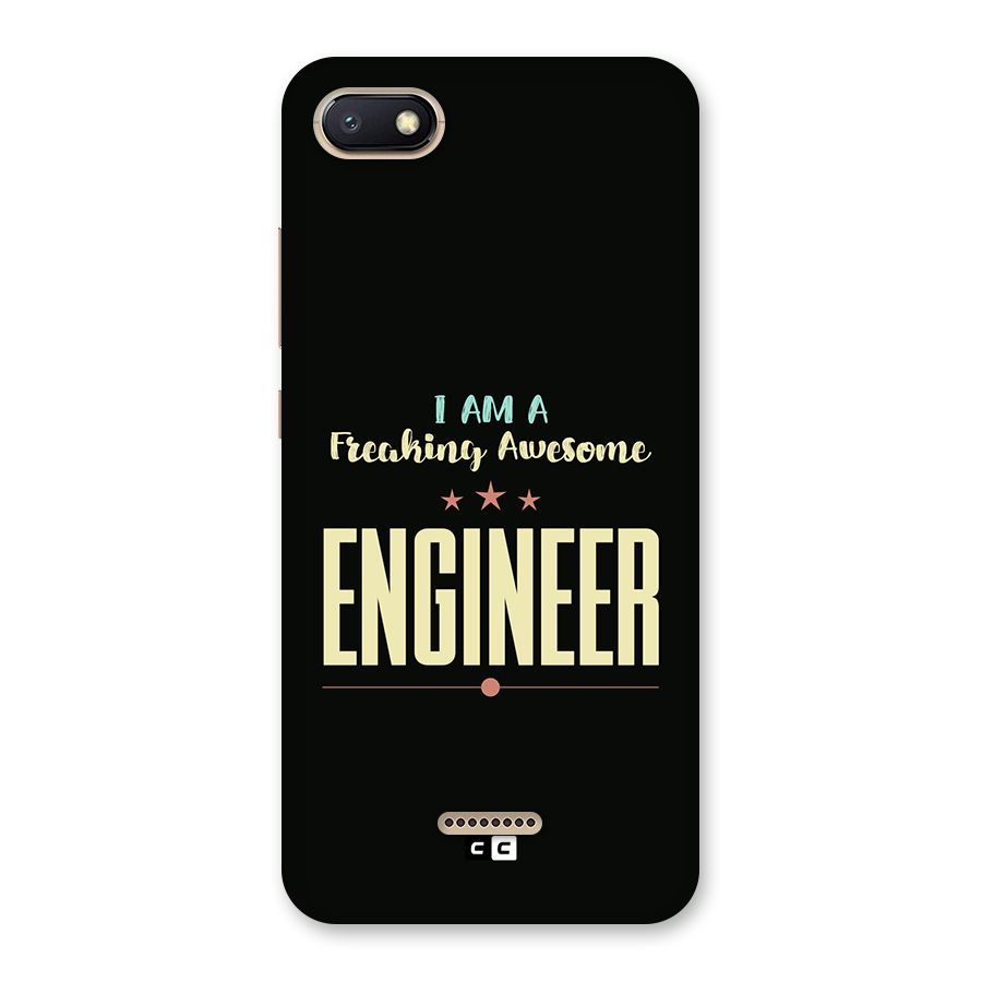 Awesome Engineer Back Case for Redmi 6A