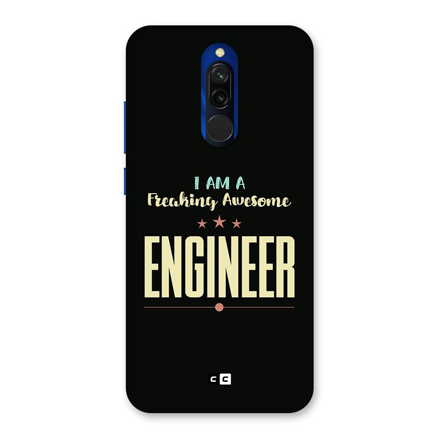 Awesome Engineer Back Case for Redmi 8