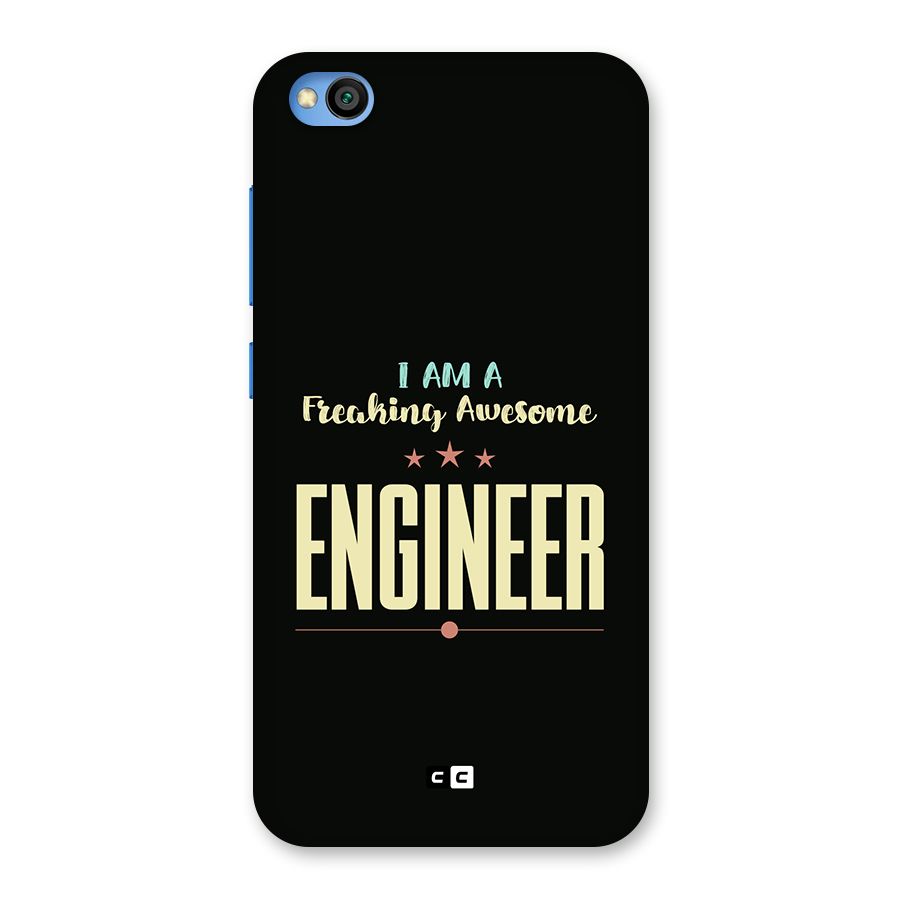 Awesome Engineer Back Case for Redmi Go