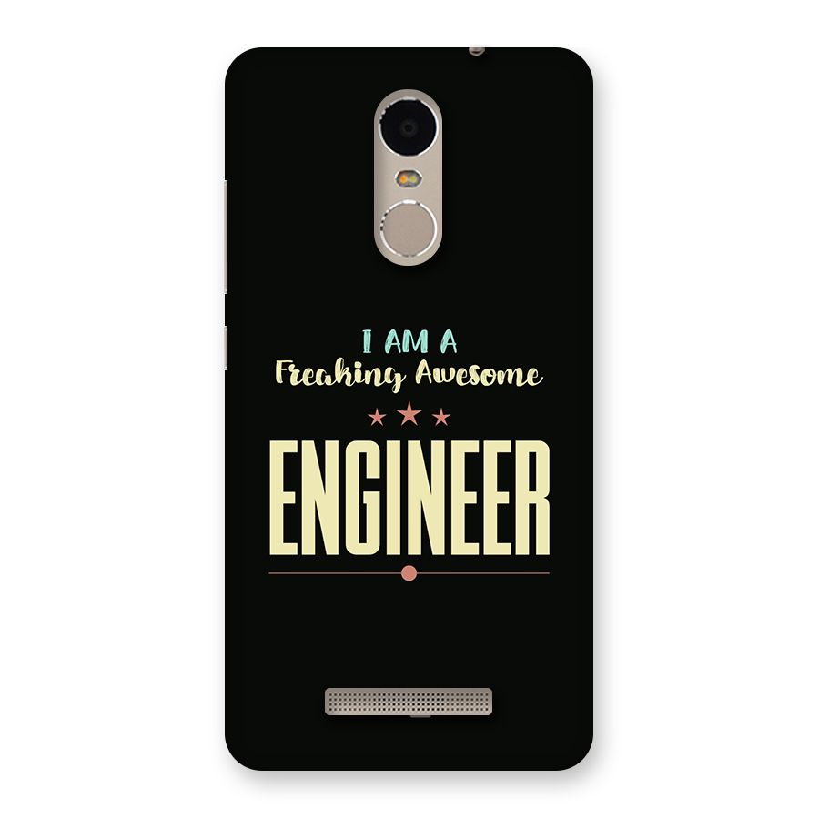 Awesome Engineer Back Case for Redmi Note 3