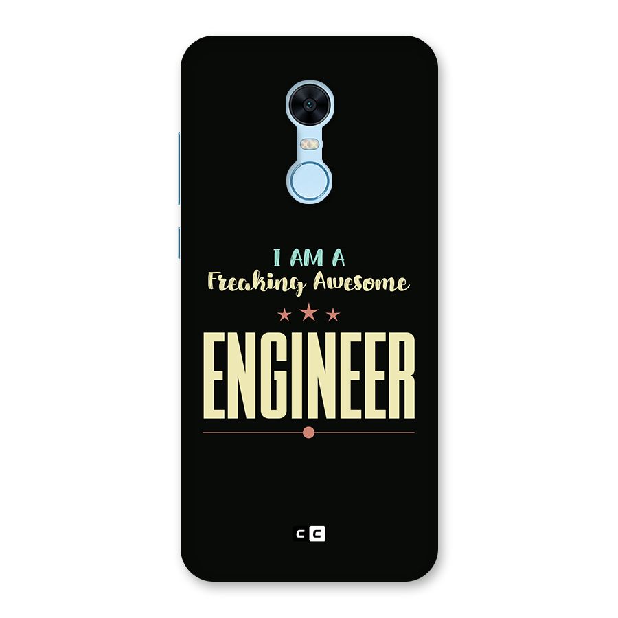 Awesome Engineer Back Case for Redmi Note 5