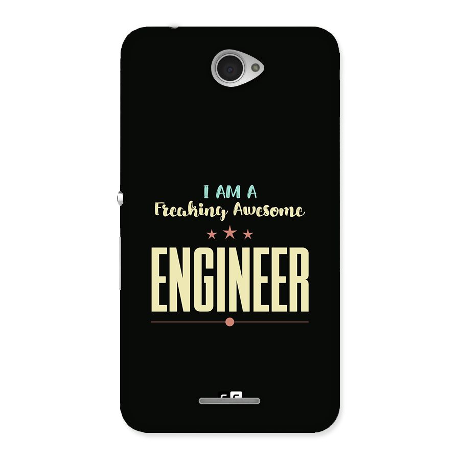 Awesome Engineer Back Case for Xperia E4