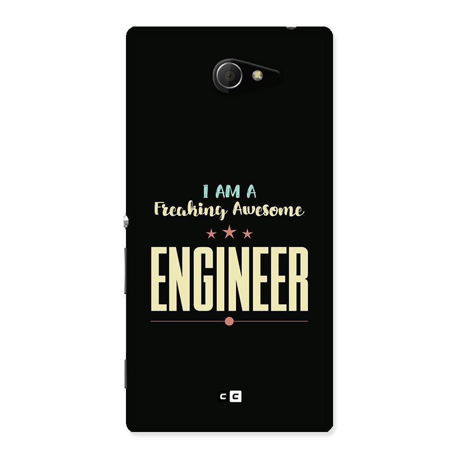 Awesome Engineer Back Case for Xperia M2
