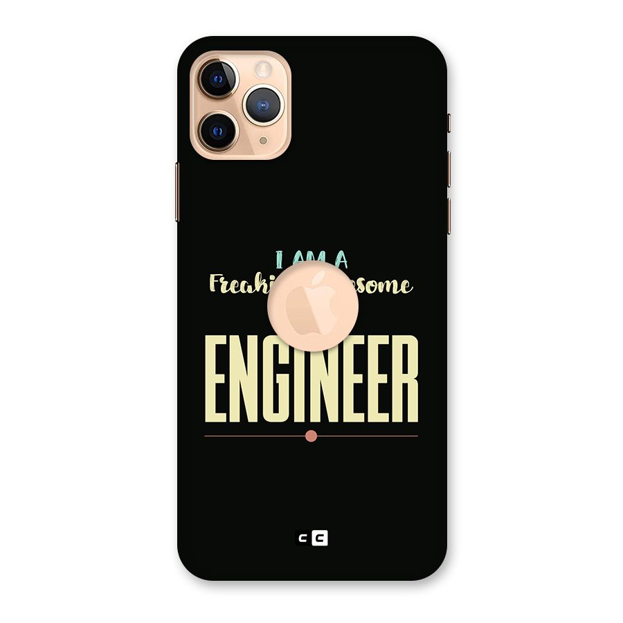 Awesome Engineer Back Case for iPhone 11 Pro Max Logo Cut