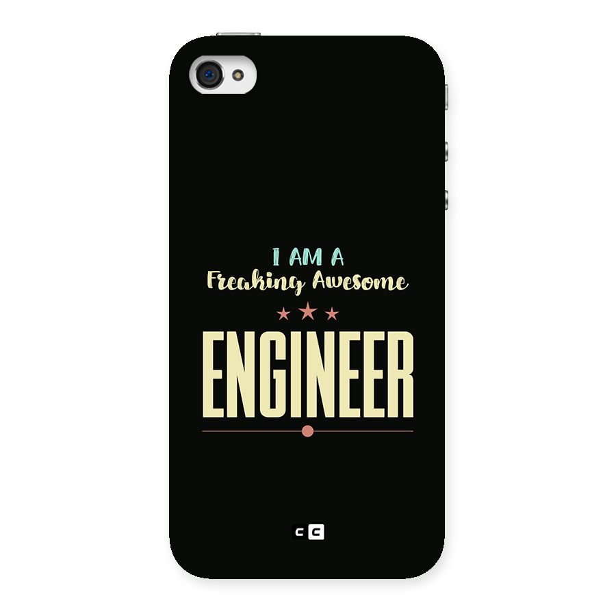Awesome Engineer Back Case for iPhone 4 4s