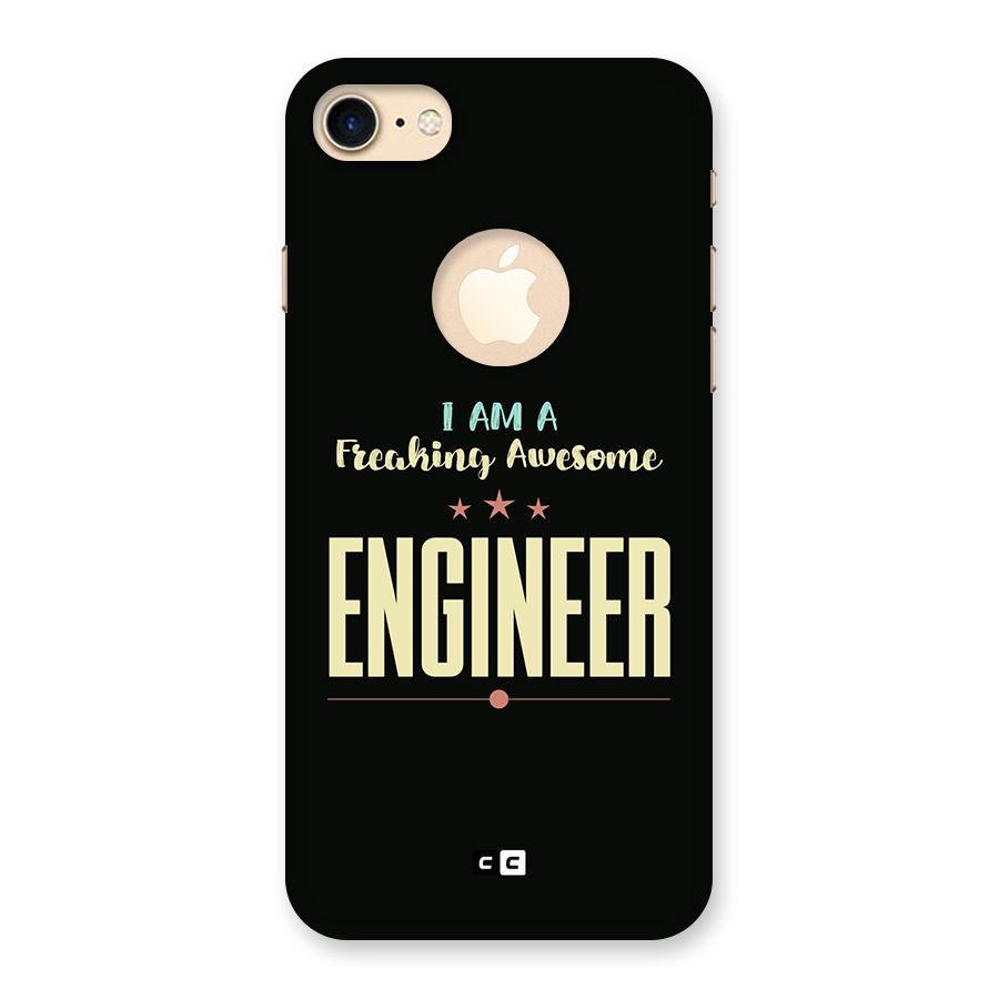 Awesome Engineer Back Case for iPhone 8 Logo Cut