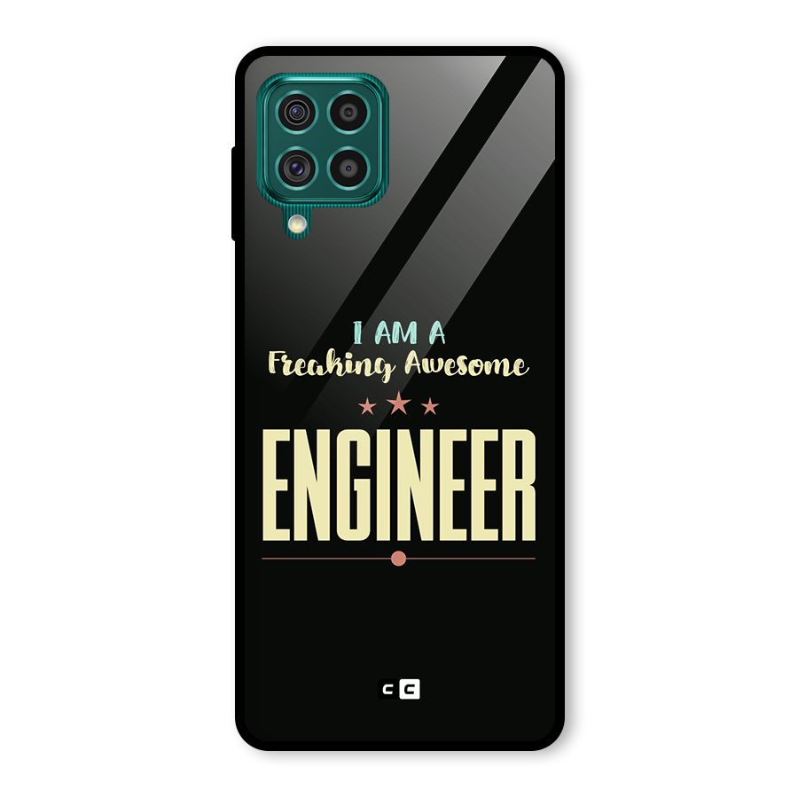 Awesome Engineer Glass Back Case for Galaxy F62