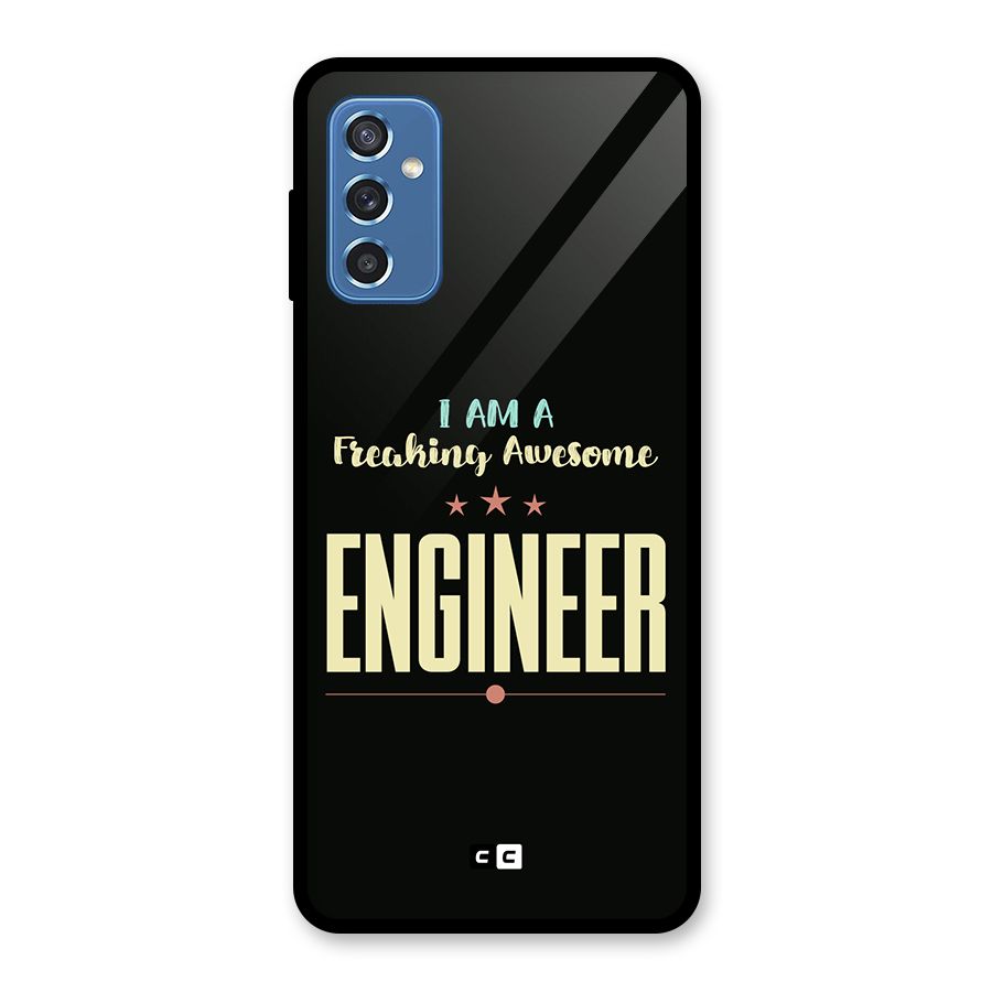 Awesome Engineer Glass Back Case for Galaxy M52 5G