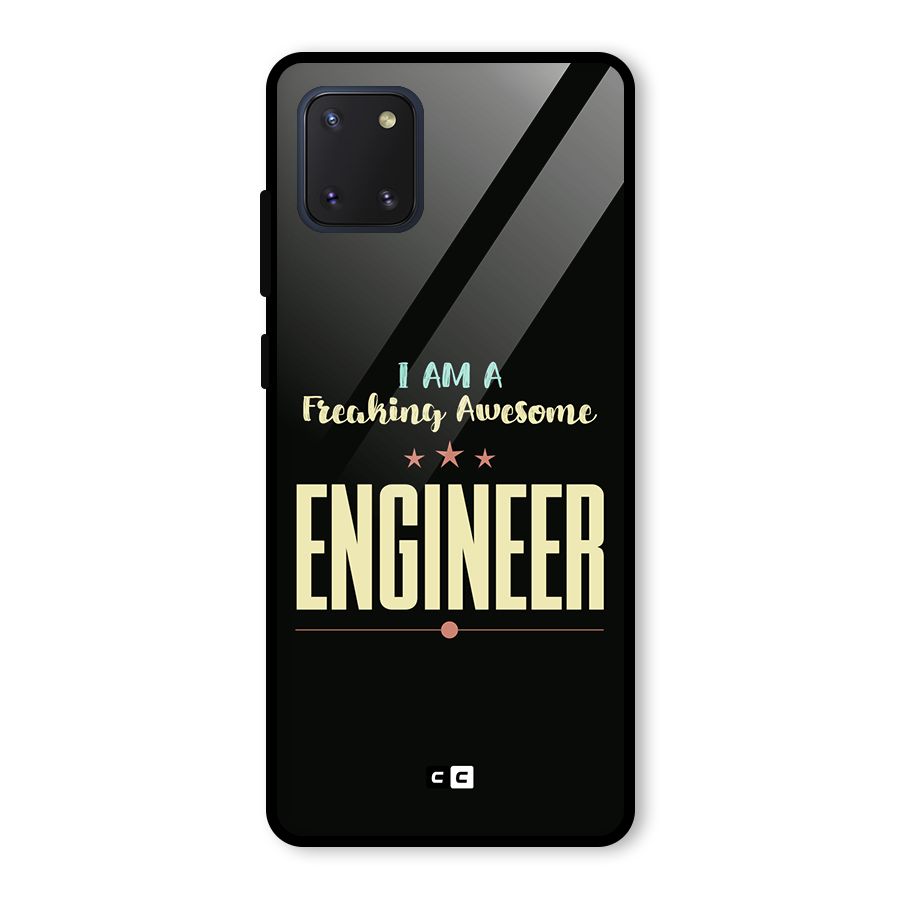 Awesome Engineer Glass Back Case for Galaxy Note 10 Lite