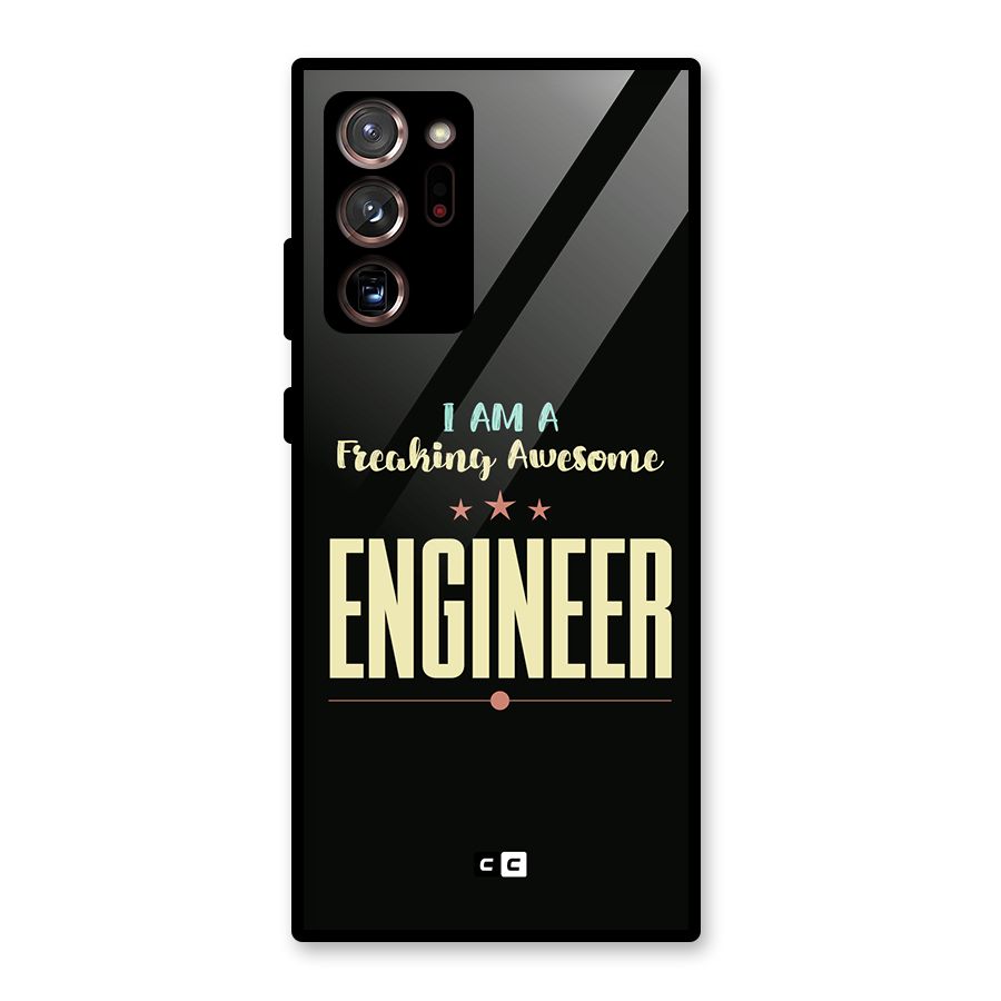 Awesome Engineer Glass Back Case for Galaxy Note 20 Ultra 5G