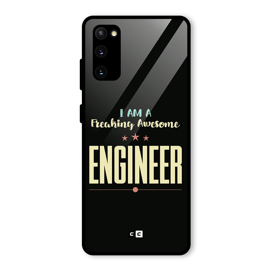 Awesome Engineer Glass Back Case for Galaxy S20 FE 5G