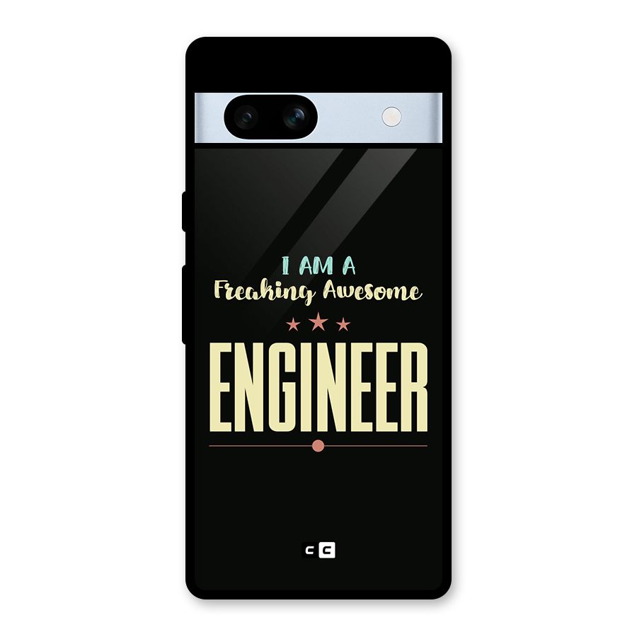 Awesome Engineer Glass Back Case for Google Pixel 7a