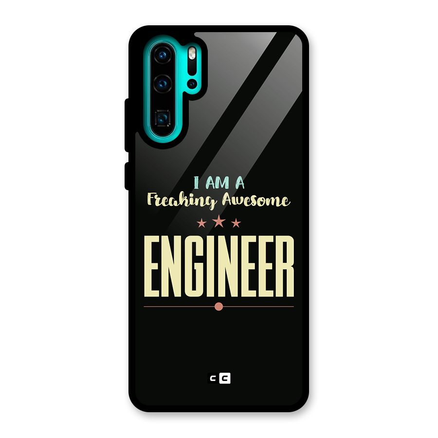 Awesome Engineer Glass Back Case for Huawei P30 Pro