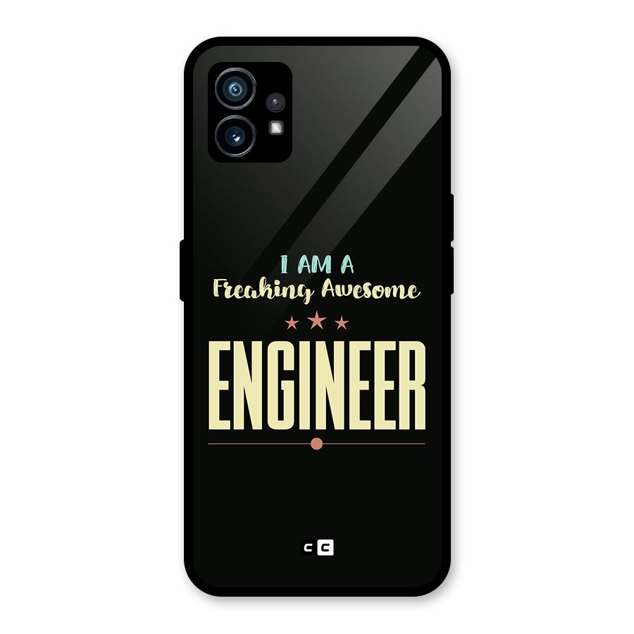 Awesome Engineer Glass Back Case for Nothing Phone 1