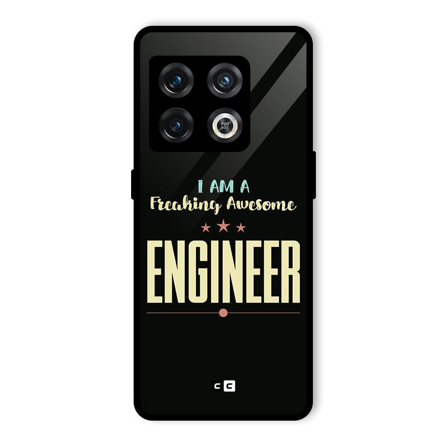 Awesome Engineer Glass Back Case for OnePlus 10 Pro 5G