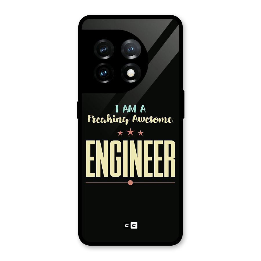 Awesome Engineer Glass Back Case for OnePlus 11