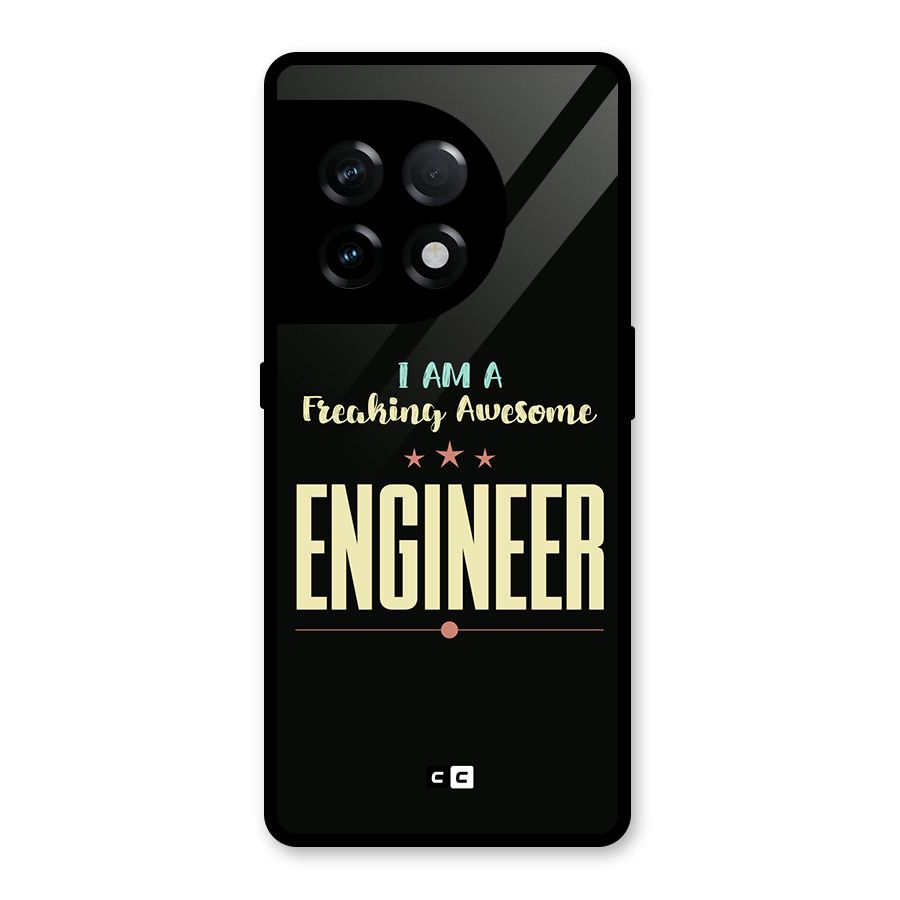 Awesome Engineer Glass Back Case for OnePlus 11R