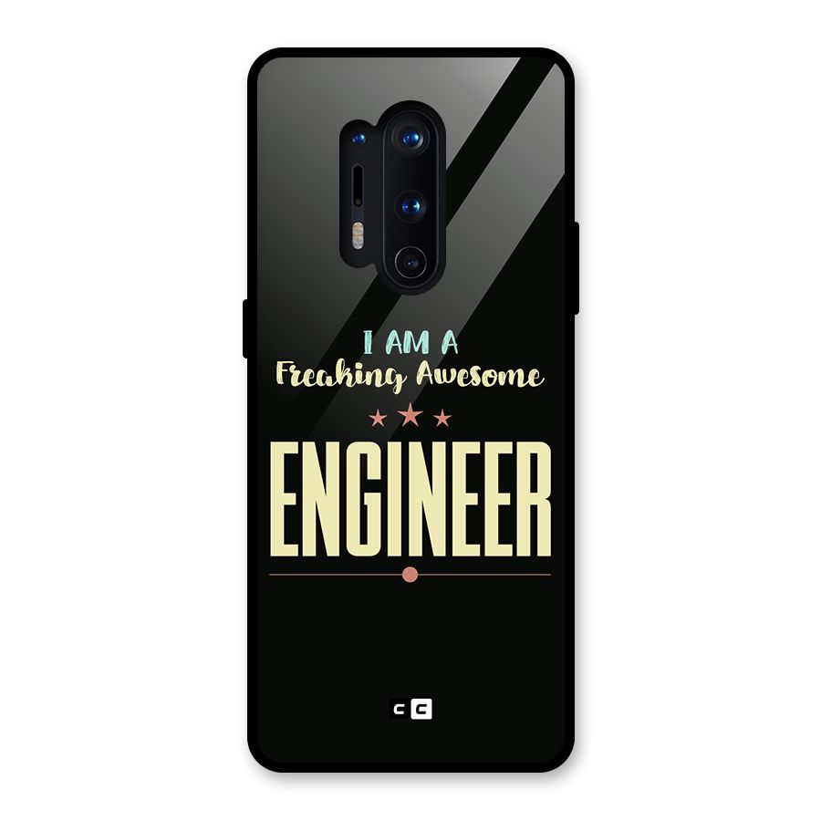 Awesome Engineer Glass Back Case for OnePlus 8 Pro