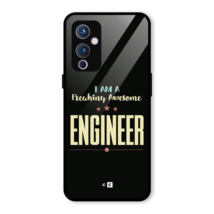 Awesome Engineer Glass Back Case for OnePlus 9