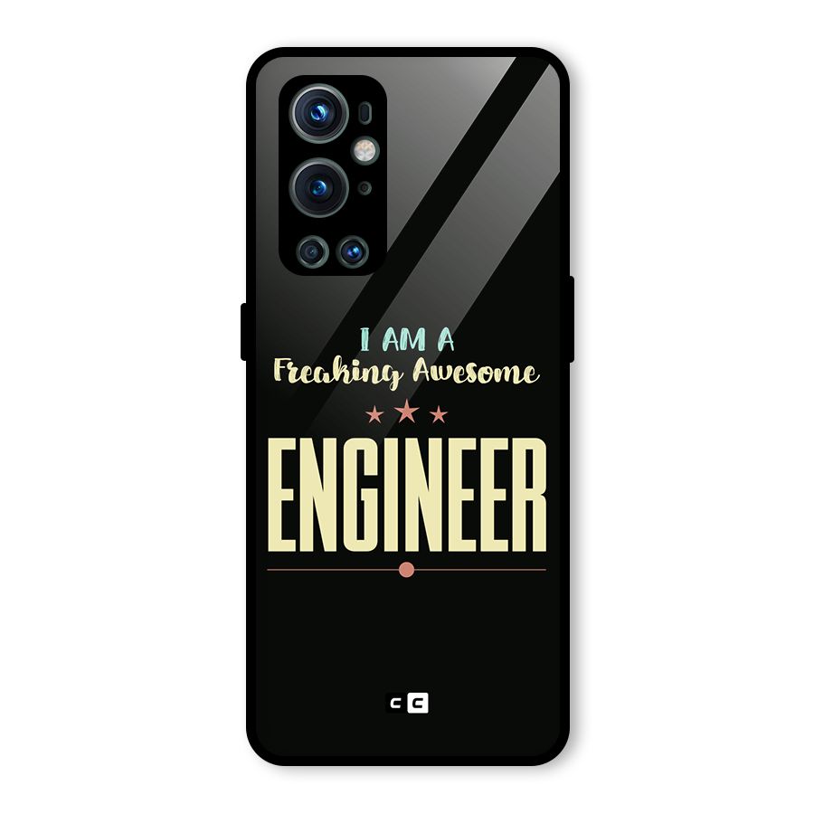 Awesome Engineer Glass Back Case for OnePlus 9 Pro