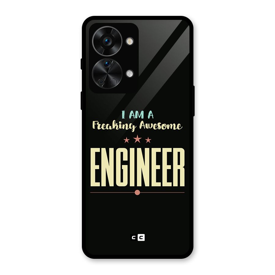 Awesome Engineer Glass Back Case for OnePlus Nord 2T