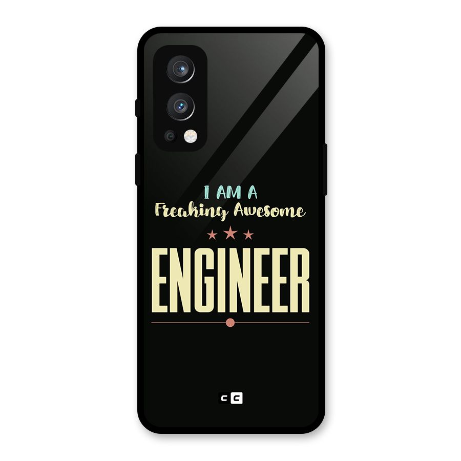 Awesome Engineer Glass Back Case for OnePlus Nord 2 5G