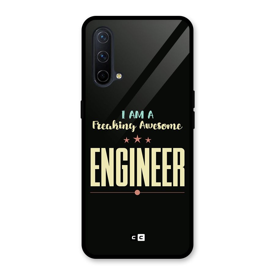 Awesome Engineer Glass Back Case for OnePlus Nord CE 5G