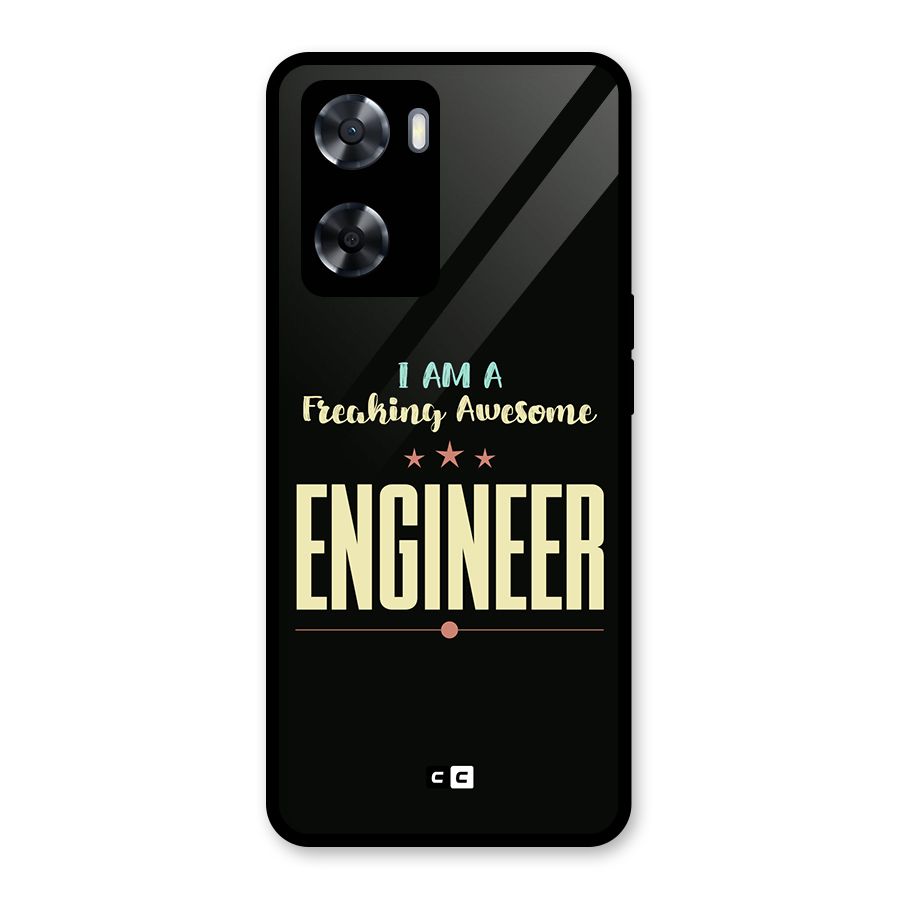 Awesome Engineer Glass Back Case for OnePlus Nord N20 SE