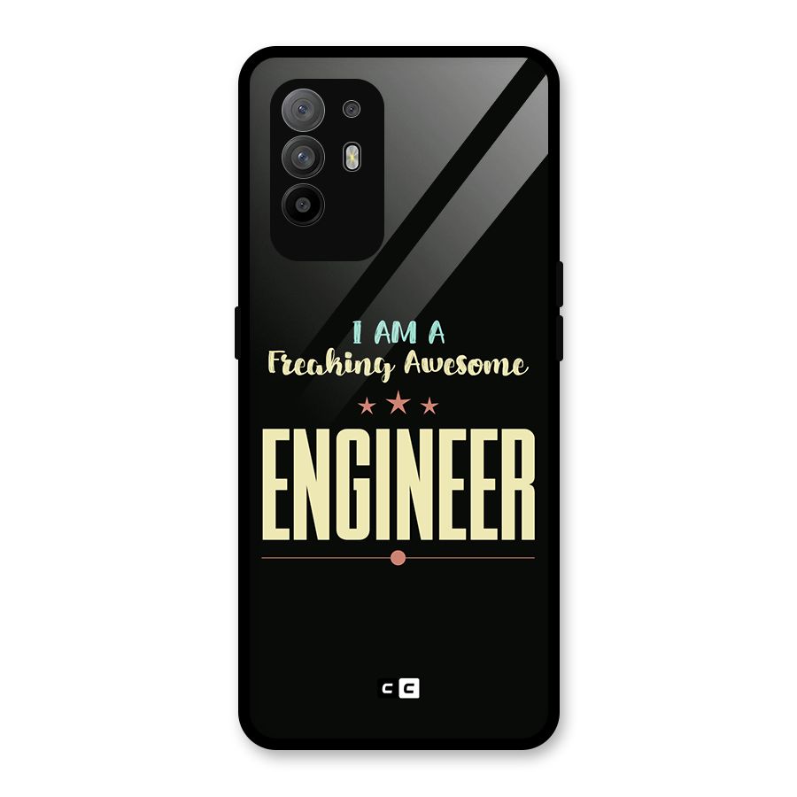 Awesome Engineer Glass Back Case for Oppo F19 Pro Plus 5G