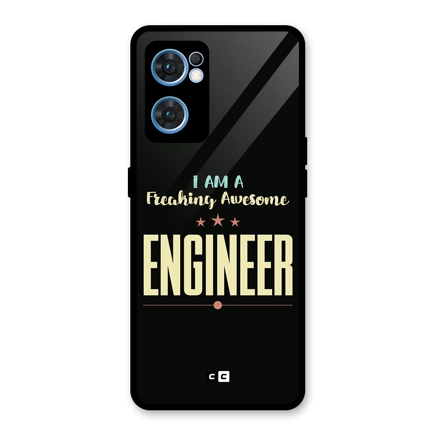 Awesome Engineer Glass Back Case for Oppo Reno7 5G
