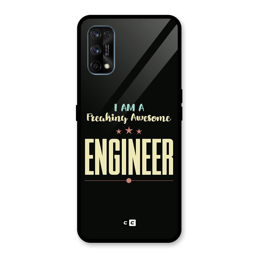 Awesome Engineer Glass Back Case for Realme 7 Pro