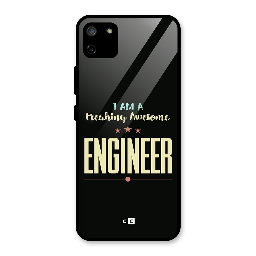 Awesome Engineer Glass Back Case for Realme C11