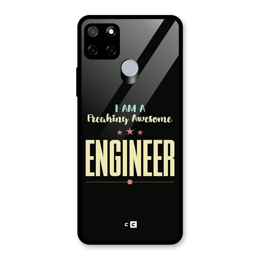 Awesome Engineer Glass Back Case for Realme Narzo 20
