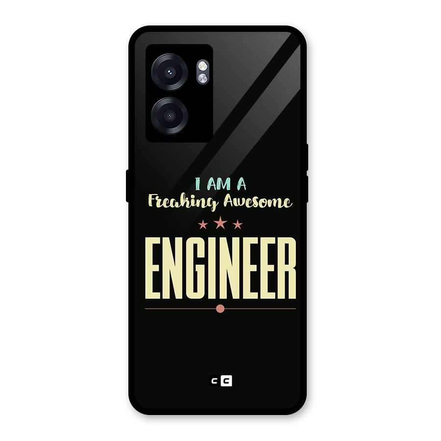 Awesome Engineer Glass Back Case for Realme Narzo 50 5G