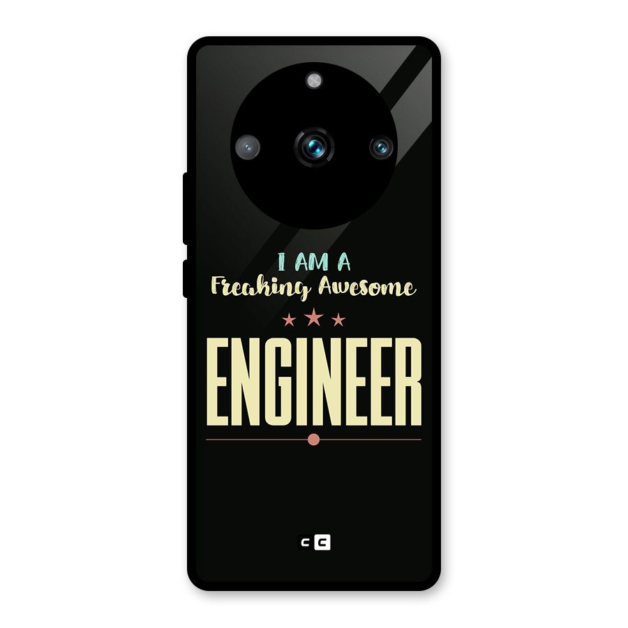 Awesome Engineer Glass Back Case for Realme Narzo 60 Pro