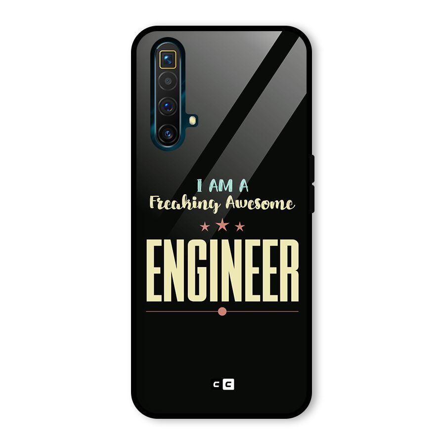 Awesome Engineer Glass Back Case for Realme X3 SuperZoom