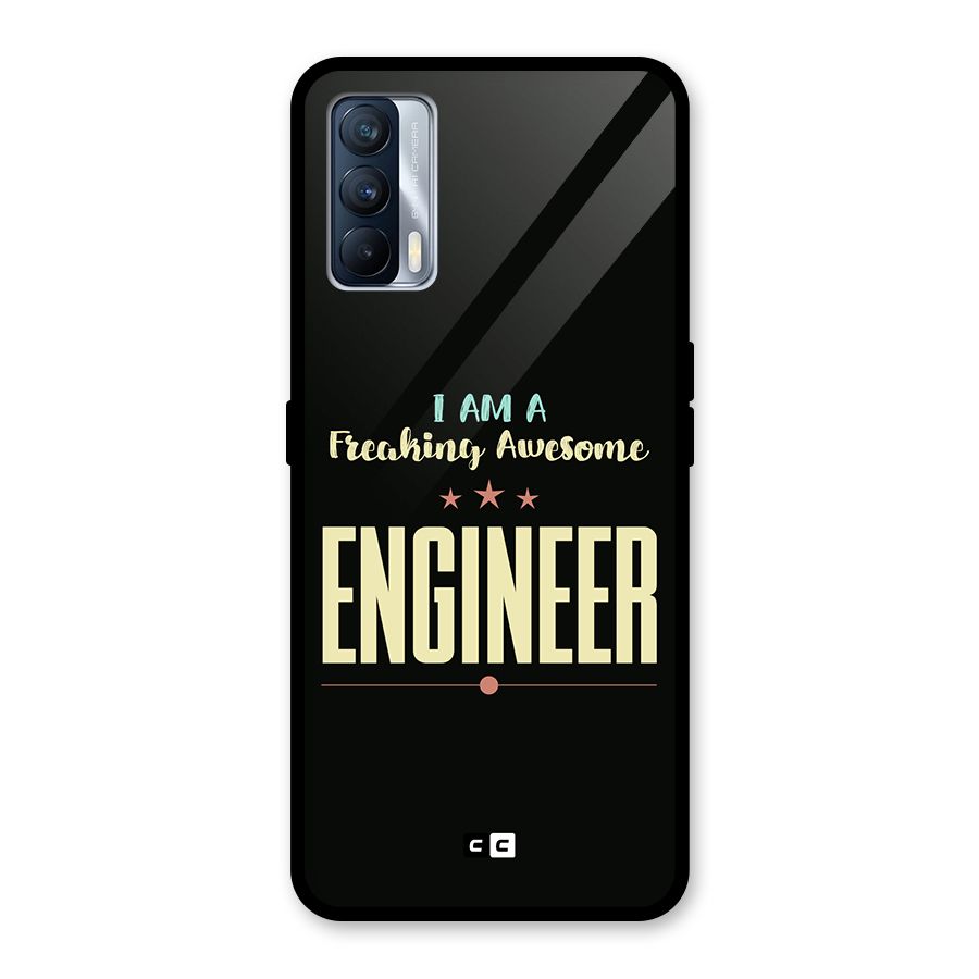 Awesome Engineer Glass Back Case for Realme X7