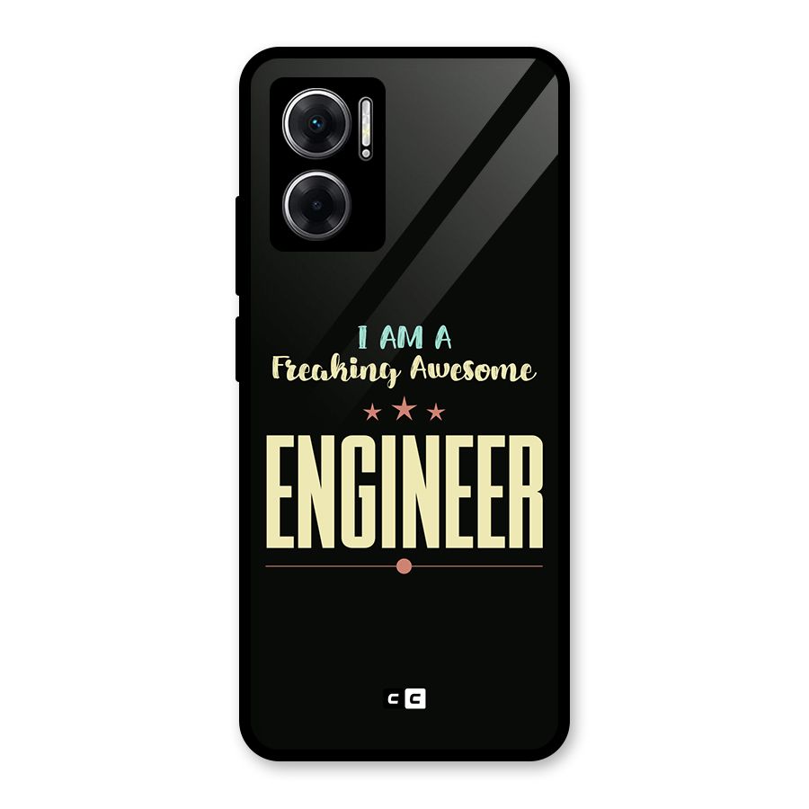 Awesome Engineer Glass Back Case for Redmi 11 Prime 5G