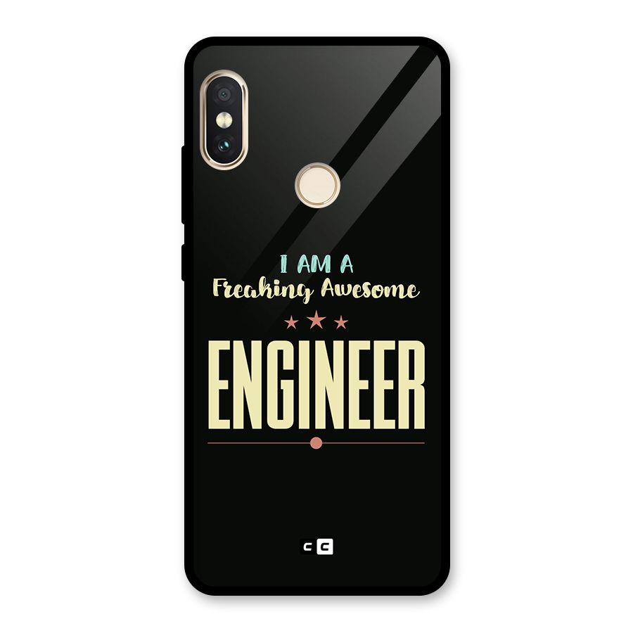 Awesome Engineer Glass Back Case for Redmi Note 5 Pro