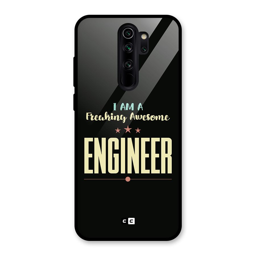 Awesome Engineer Glass Back Case for Redmi Note 8 Pro