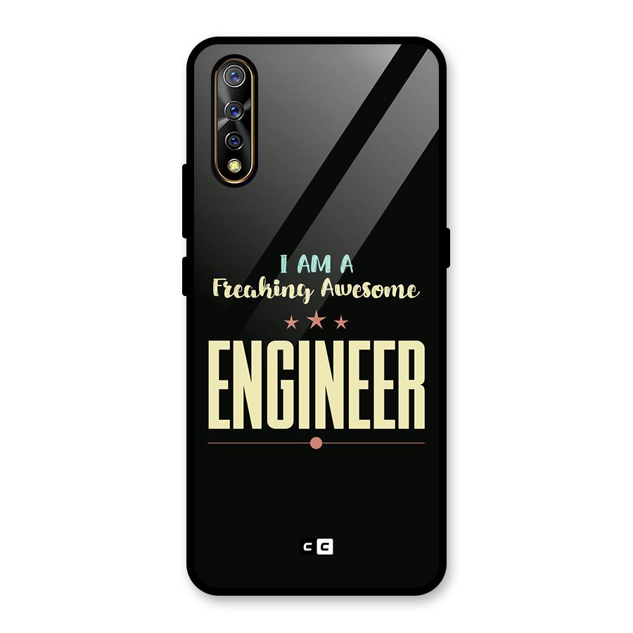 Awesome Engineer Glass Back Case for Vivo S1