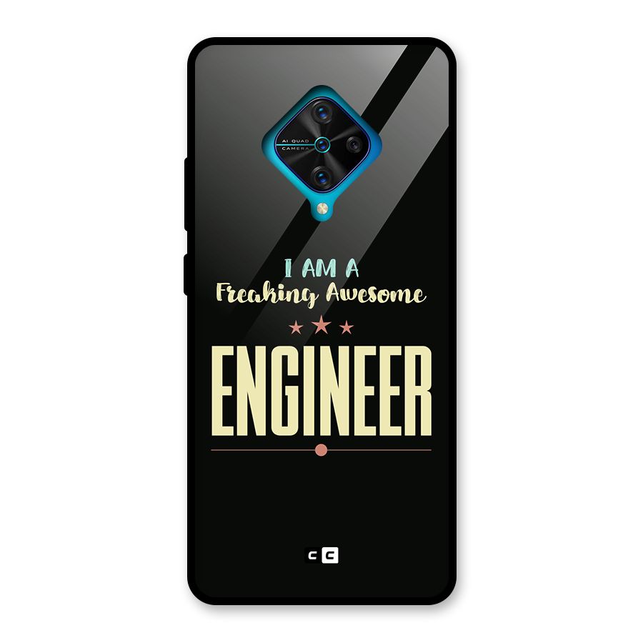 Awesome Engineer Glass Back Case for Vivo S1 Pro