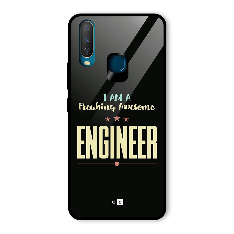 Awesome Engineer Glass Back Case for Vivo U10