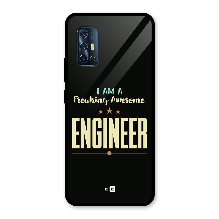 Awesome Engineer Glass Back Case for Vivo V17