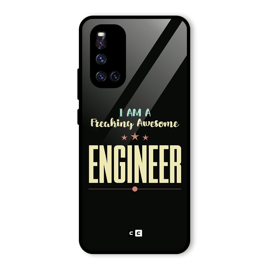 Awesome Engineer Glass Back Case for Vivo V19