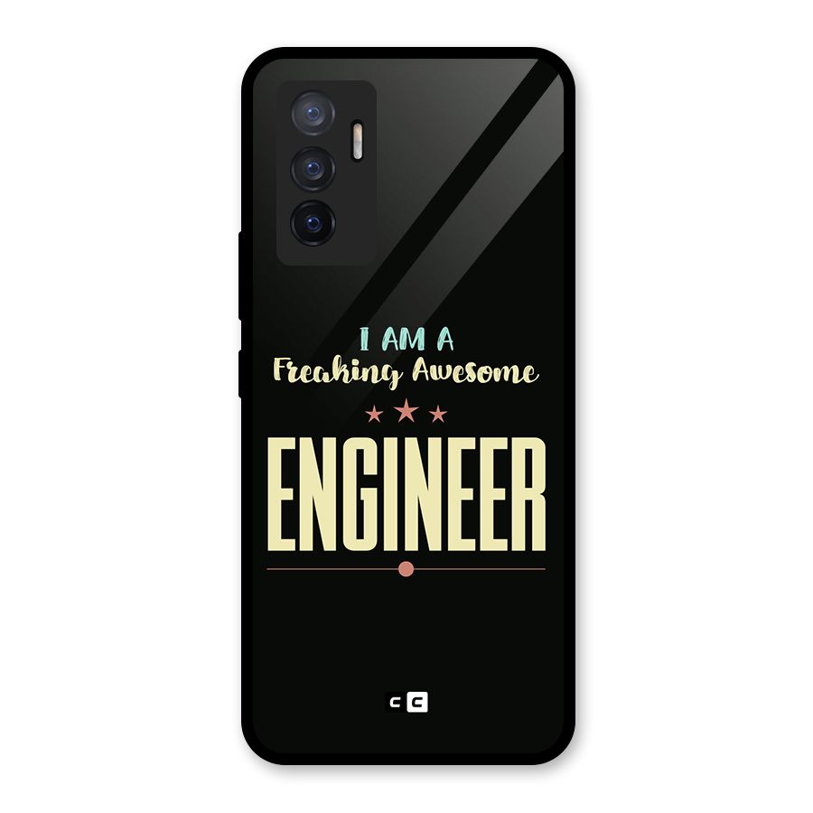 Awesome Engineer Glass Back Case for Vivo V23e