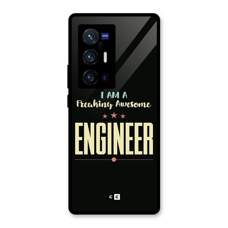 Awesome Engineer Glass Back Case for Vivo X70 Pro Plus