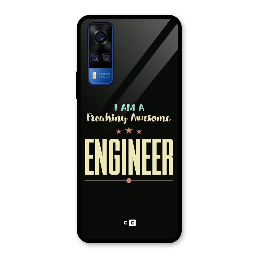 Awesome Engineer Glass Back Case for Vivo Y31