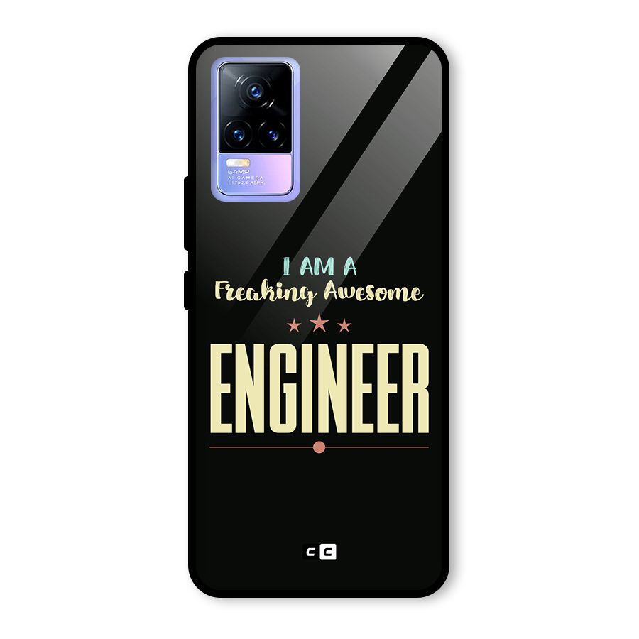 Awesome Engineer Glass Back Case for Vivo Y73